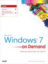 Microsoft Windows 7 On Demand (eBook)